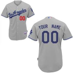  Personalized Los Angeles Dodgers Any Name and Number Grey 2011 MLB 