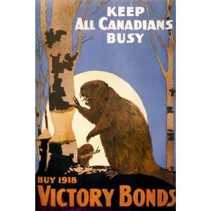  Keep All Canadians Busy   Poster (12x18)