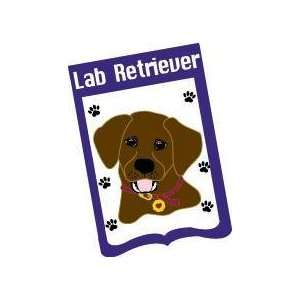  Chocolate Lab Labrador Retriever Applique Flag 32 Inches X 