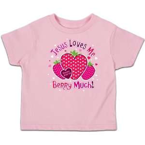  Berry Much   Toddler & Youth Christian T Shirt