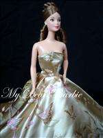 G11 Evening/Party/Princess Gown for Barbie Dolls, Gold  