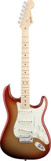 Fender American Deluxe Stratocaster, Maple Fretboard   Sunset Metallic 