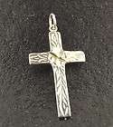 Vintage Silver Russian Orthodox Cross Pendant Necklace  