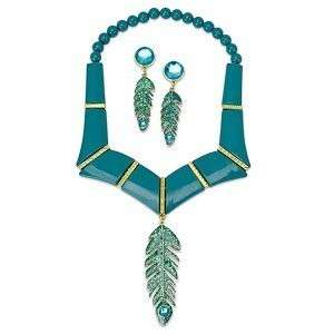   Indian Costume Dress or Shoes or Earrings Necklace Jewelry Set  