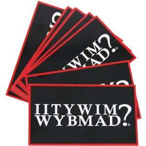  IITYWIMWYBMAD? Laminated Wallet Cards   Set of 10 Kitchen 