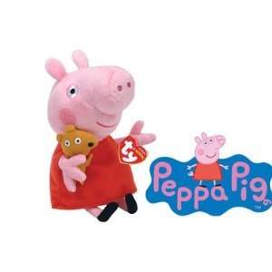 TY Beanie Peppa Pig & Friends   Peppa 6 Soft Plush Toy  