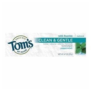  Toms of Maine Clean and Gentle SLS Free Anticavity plus Dry Mouth 
