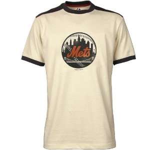   New York Mets Natural Scoring Ringer T shirt