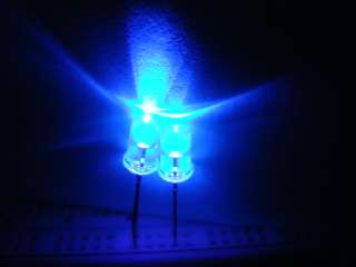 50Pcs LED Blue 5mm 5Kmcd  