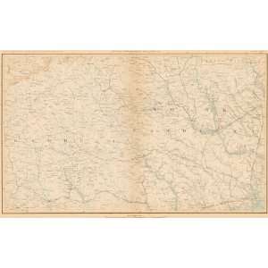   Civil War Map of Portions in Georgia & South Carolina