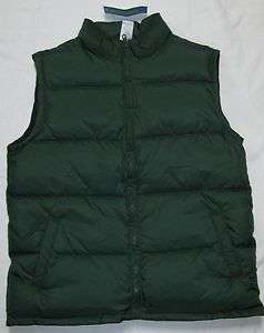 NWT Gymboree CANINE ACADEMY Green Puffer Vest L 10  