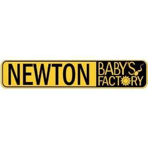   NEWTON BABY FACTORY  STREET SIGN