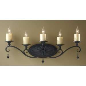 Murray Feiss VS18105 AF, Kings Table Candle Wall Vanity Lighting, 5 
