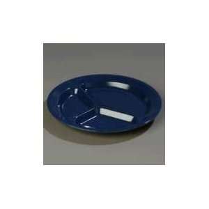   Dallas Ware Cafe Blue 3 Comp Plate 4 DZ 43512 35