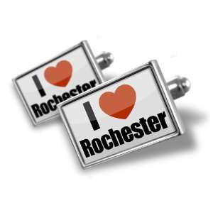 Cufflinks I Love Rochester region New York, United States   Hand 
