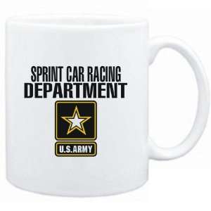  Mug White  Sprint Car Racing DEPARTMENT / U.S. ARMY 