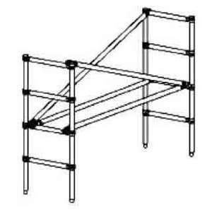  Werner Ladder 4127 6.75 ft. High Upper Sections 29 in. Wide by 6 ft 