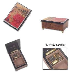  22 Note Remembering La Boheme Musical Jewelry Box 