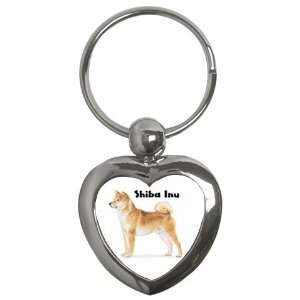  Shiba Inu Key Chain (Heart)