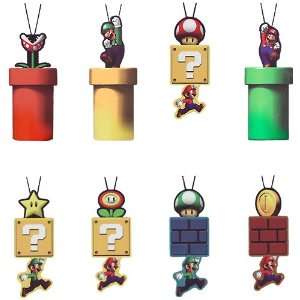  Super Mario Brother Animated Phone Strap Set (8/set) Toys 