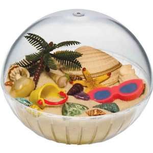  Beach   Crystal globe.