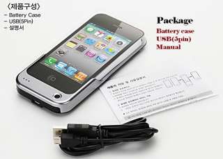 Epyra I phone 4 Backup Battery Case 1500mAh Black  
