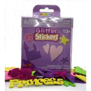  Foamies Glitter Stickers   Princess 