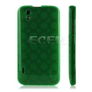  Ecell   GREEN SILICRYLIC RUBBER GEL CASE FOR LG OPTIMUS 