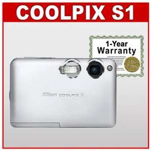  Nikon Coolpix S1 5.1 Megapixel Digital Camera with 3x Optical Zoom 
