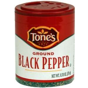 Tones Minis Pepper, Black Ground, 0.70 Ounce  Grocery 