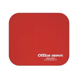    Red Mouse Pad with Office Depot Logo   5937101 Electronics