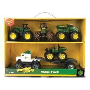    John Deere 5 inch Monster Treads Truck Value Pack Toys & Games