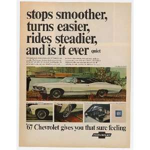 1967 Chevy Chevrolet Impala Sport Coupe Print Ad (5746)  