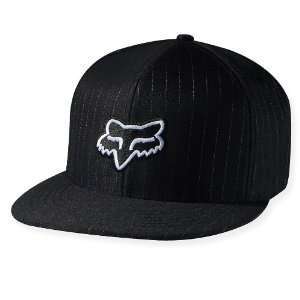  FOX THE STEEZ FITTED HAT BY FLEXFIT BLACK S/M Sports 