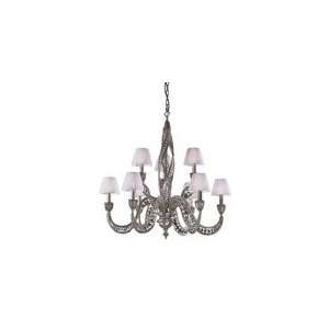 Light Chandelier In Sunset Silver And Crystal Accents by ELK Lighting 
