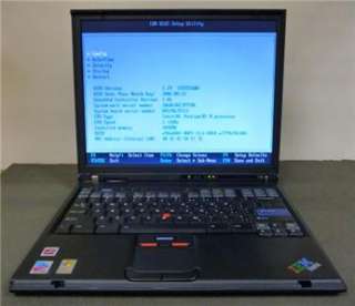 IBM ThinkPad T43p Pentium M 2.13GHz 2GB No HDD CD RW/DVD Laptop w 