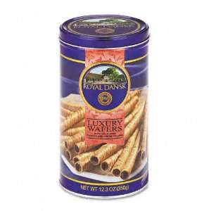  Office Snax  Luxury Wafer Cookies, Chocolate Filling, 12 