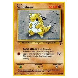  Pokemon   Sandshrew (91)   Base Set 2 Toys & Games