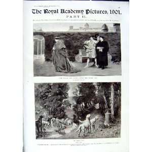  1901 Royal Academy Art Maud Earl Lucas Henry Jones Hoghton 