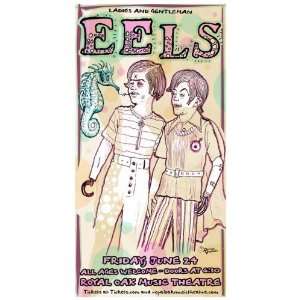  Eels Detroit Original Concert Handbill Grealish x2 lot 