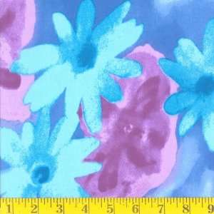  56 Wide Slinky Jersey Tropical Turquoise Fabric By The 