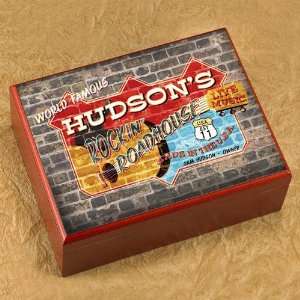 Personalized Roadhouse Cigar Humidor 
