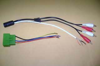 Volvo Hu Factory Amp to Aftermarket Radio Stereo Cable  