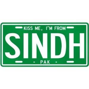  NEW  KISS ME , I AM FROM SINDH  PAKISTAN LICENSE PLATE 