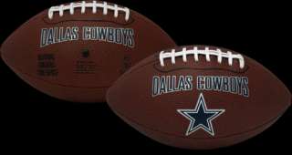 DALLAS COWBOYS ~ NFL Licensed Full Size Football with Kicking Tee 