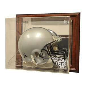  Tennessee Titans Helmet Case Up Display, Brown   Acrylic 