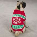 PetEdge CC Yuletide Snowflake Sweater Xxs Red