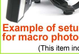 Macro Flash Combo which included 1 x bracket, 2 x macro flash units 