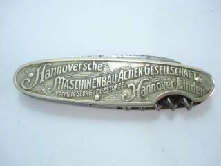 1930s ADVERTISING SOLINGEN POCKET FOLDING KNIFE GERMANY  
