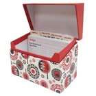The Gift Wrap Company Recipe Box with Metal Hinges, Retro Table